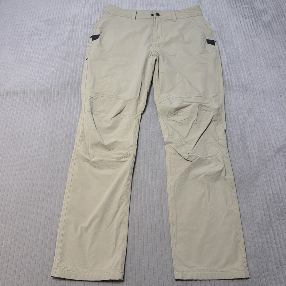 Sitka Territory Pants Mens 32R Beige Stretch Hunt Hike Fish Outdoor